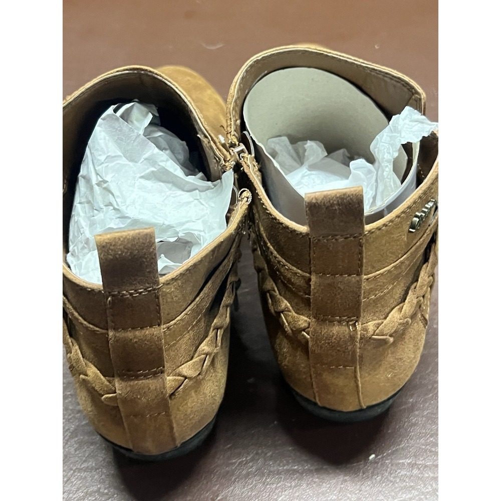Sugar Shoes SG-Tinworker Distressed Light Brown Ankle Boots Womens Size 11 - Picture 3 of 7